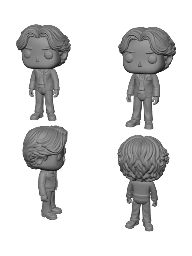 3D model for Leather Jacket Pop Figure