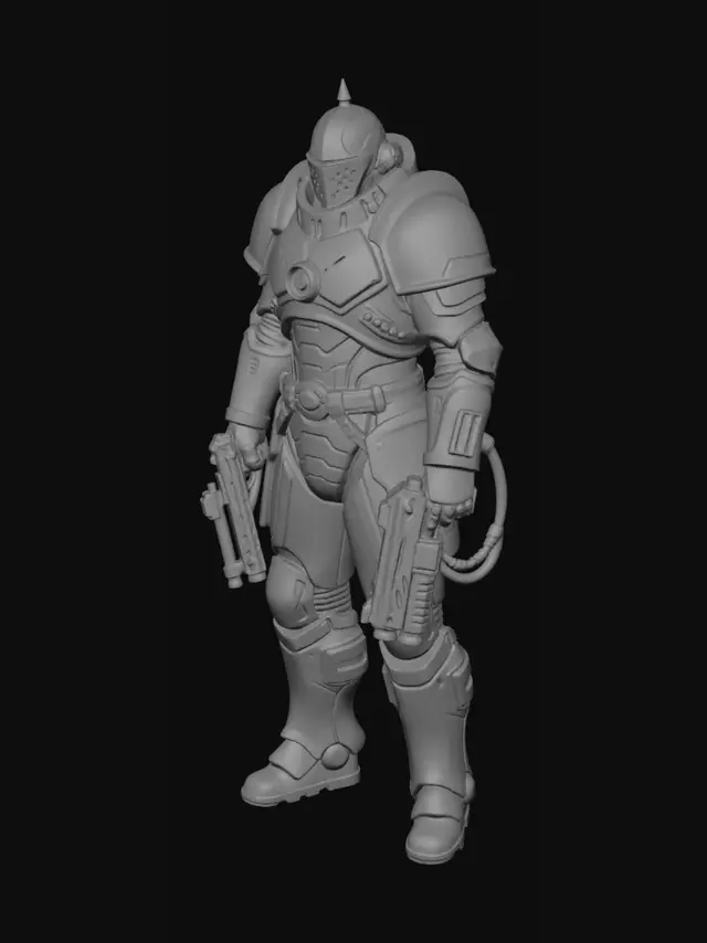 3D model for Biohazard Knight