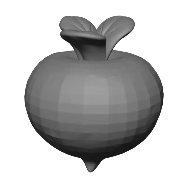 3D model for Pink Beetroot