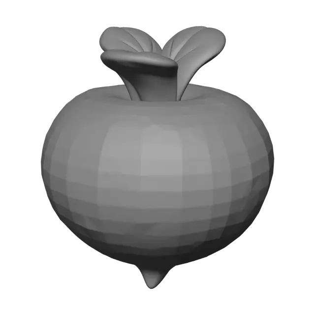 3D model for Pink Beetroot