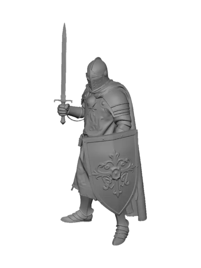 3D model for change the african warrior, to a medieval costumes, not indigenous