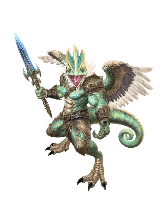 3D model for Dragon Knight of the Arena