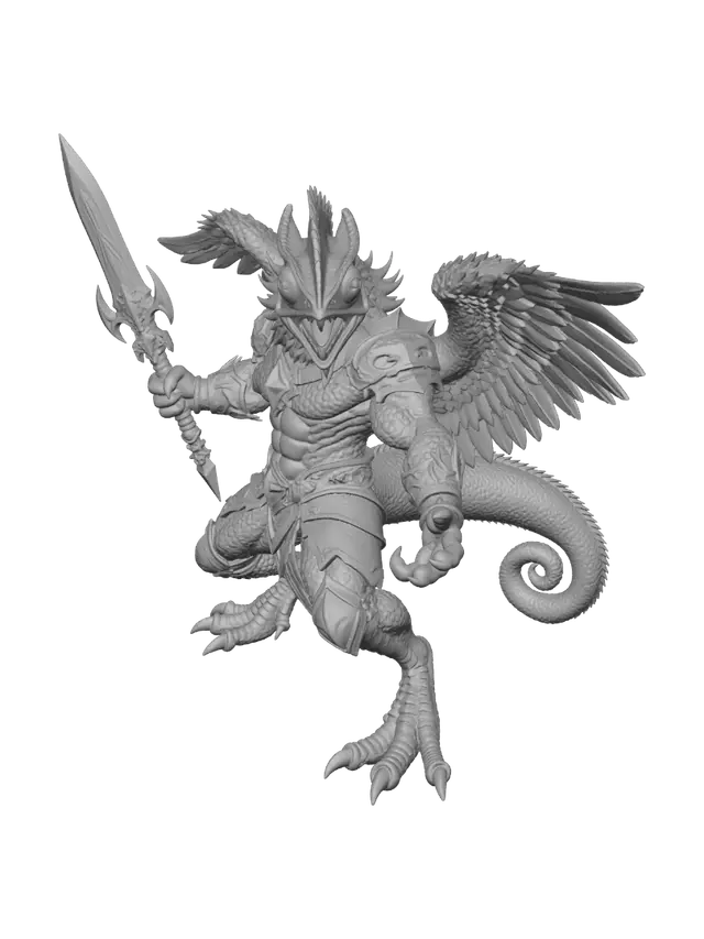 3D model for Dragon Knight of the Arena