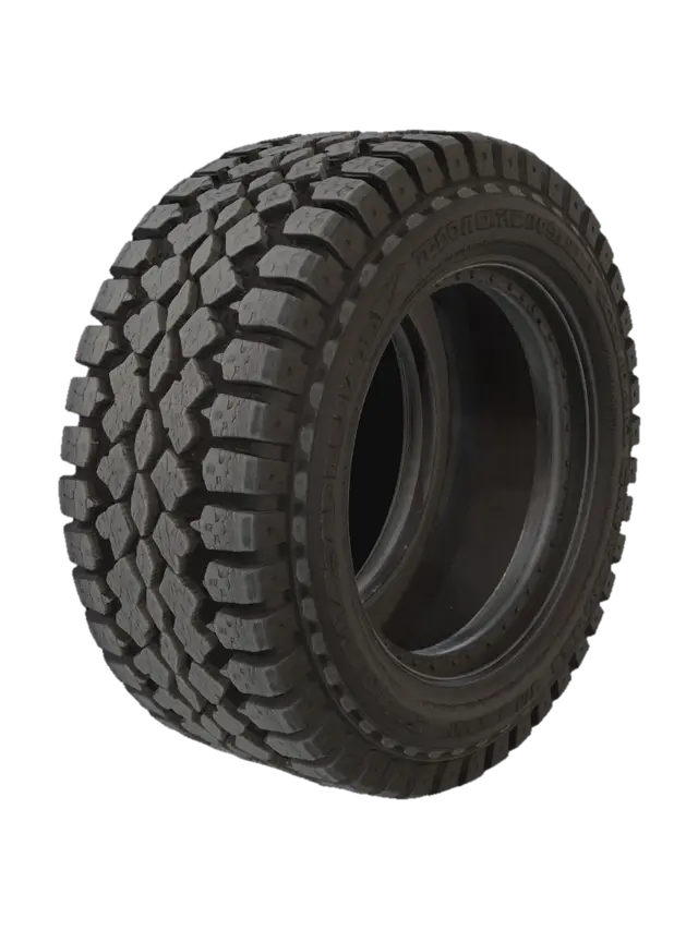 it needs to be a perfectly round and symmetrical tyre for all terrain conditions - Tire 3D model, vytvořený pomocí AI