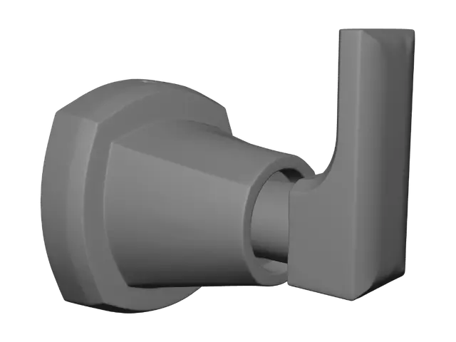 3D model for Wall-mounted bracket with hook