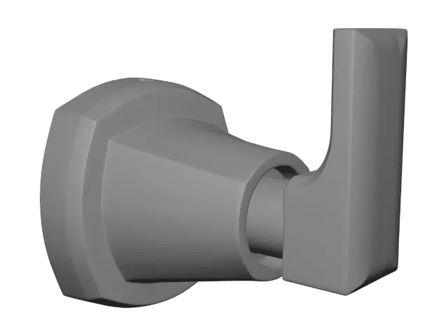 3D model for Wall-mounted bracket with hook
