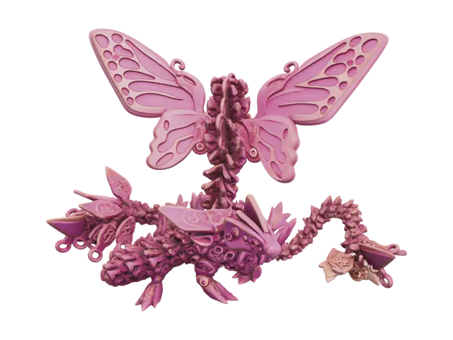 Feydragon - Fey 3D model, vytvořený pomocí AI