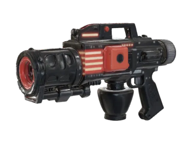 A sci-fi energy dupstep blaster - anti gravy gun with a modular mechanical structure.… - Bolts 3D model, vytvořený pomocí AI