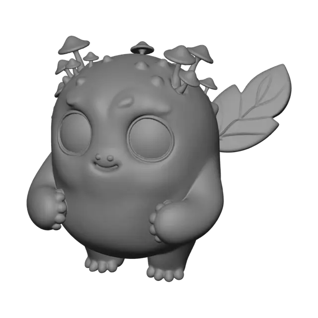 3D model for Emerald Fungi Friend
