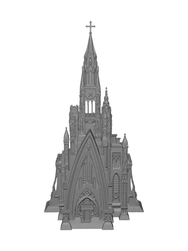 3D model for Purple Cathedral at Night
