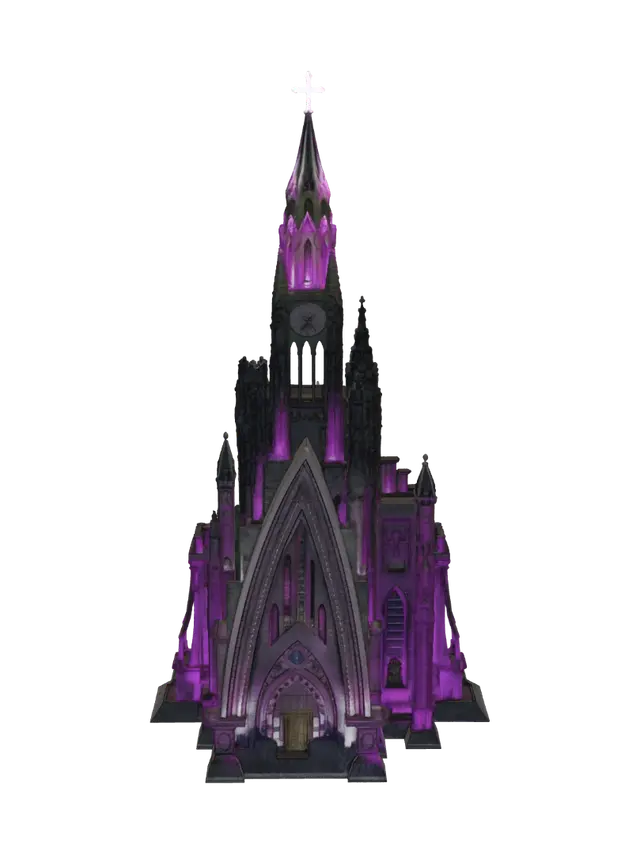 3D model for Purple Cathedral at Night