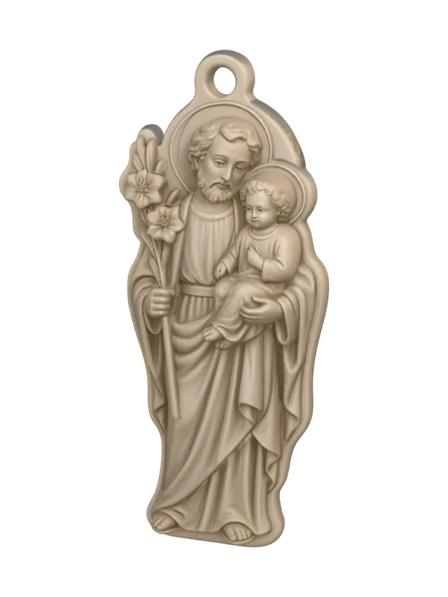 Chaveiro de So José - Plaque 3D model, vytvořený pomocí AI
