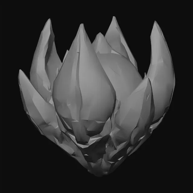 3D model for Crimson Lotus Sphere