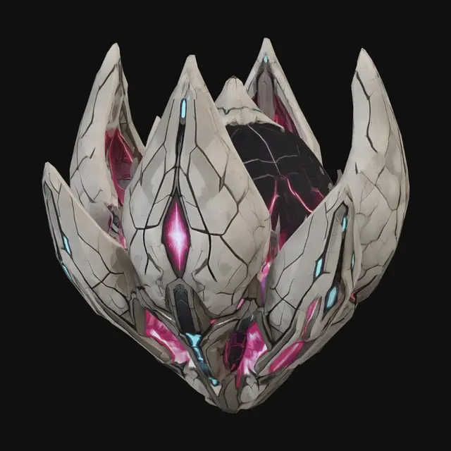 3D model for Crimson Lotus Sphere