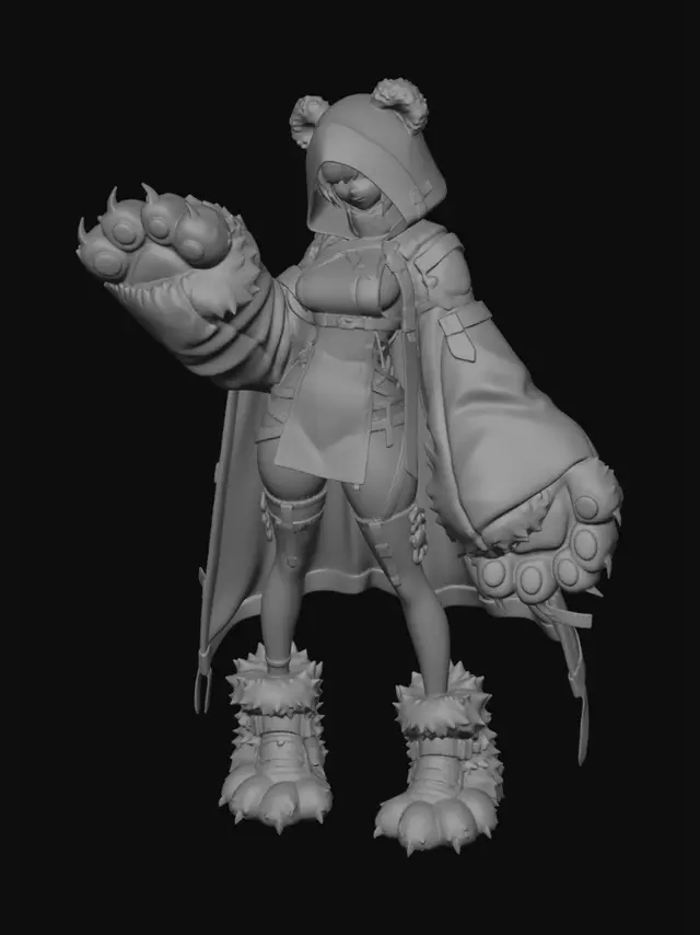 3D model for Snowbound Panda Vanguard