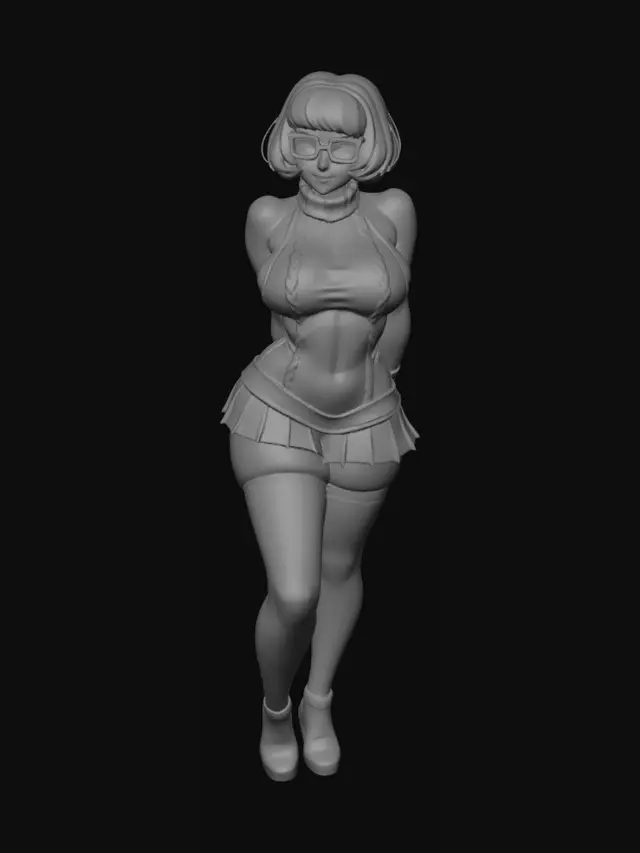 3D model for Autumn Orange Portrait