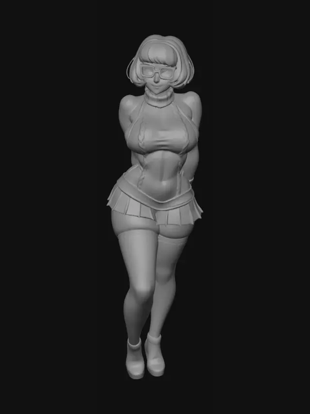 3D model for Autumn Orange Portrait