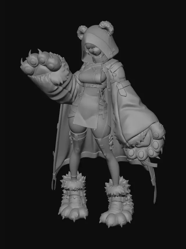 3D model for Snowbound Panda Vanguard