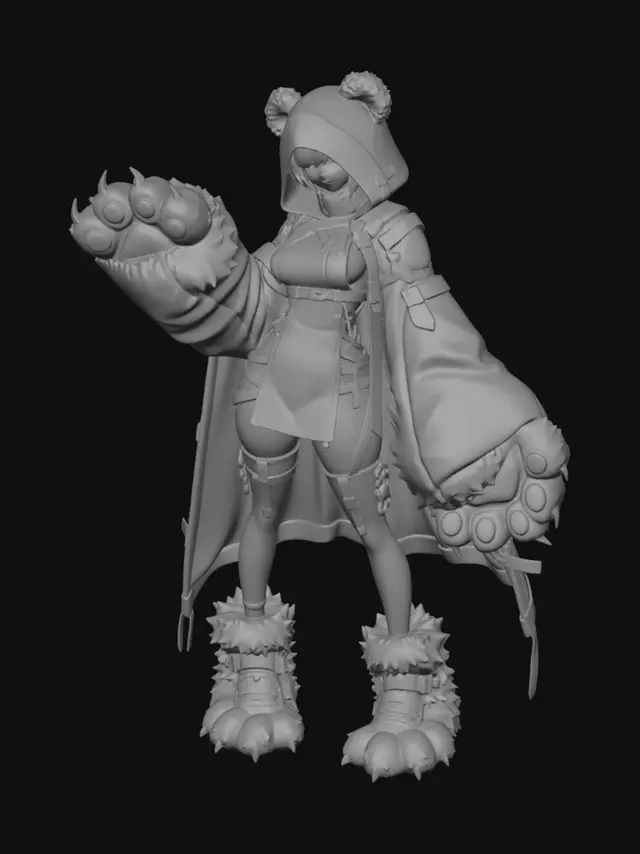 3D model for Snowbound Panda Vanguard