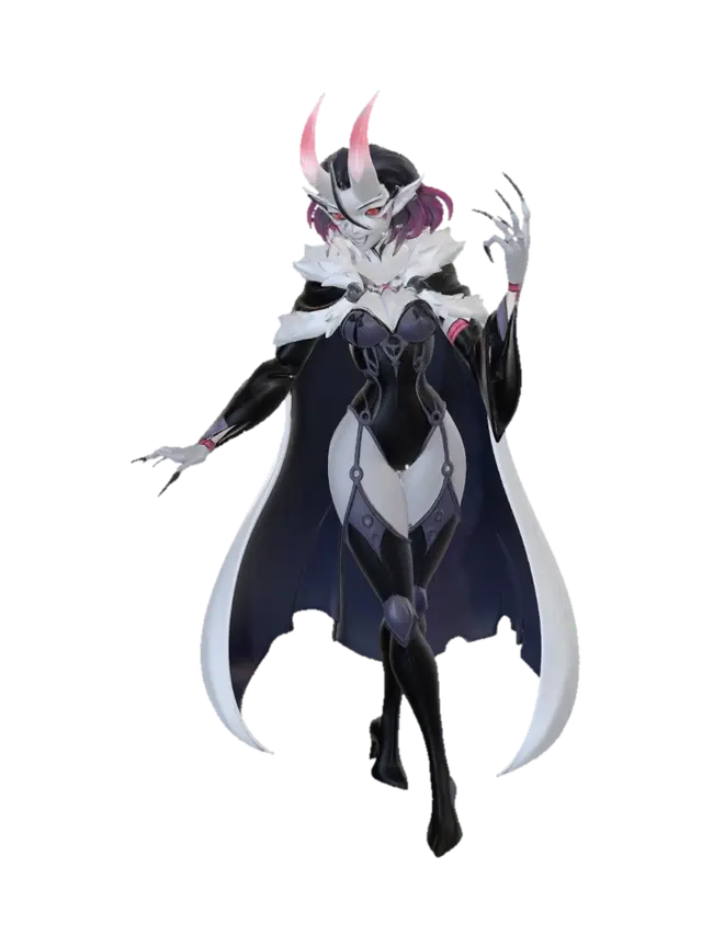 Crimson Moon Empress - Ruler 3D model, vytvořený pomocí AI