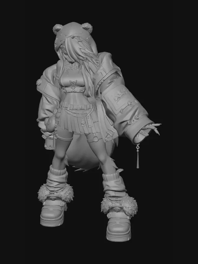 3D model for Nocturne Panda