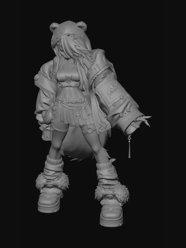 3D model for Nocturne Panda