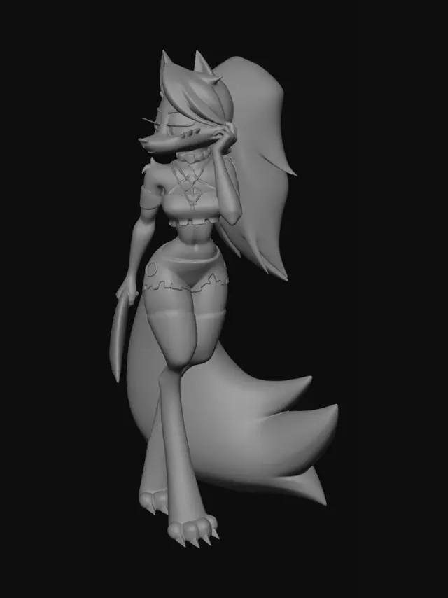 3D model for Crescent Moon Howl