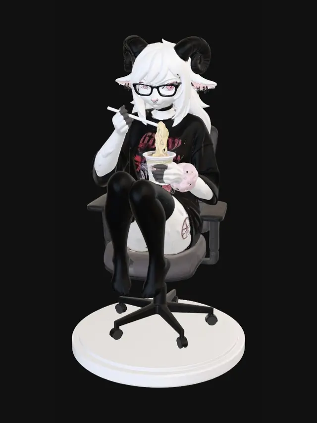 3D model for Ramen Demoness