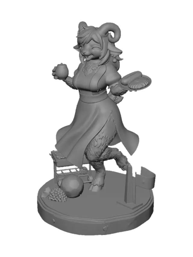 3D model for Rumie the Argentine Ram