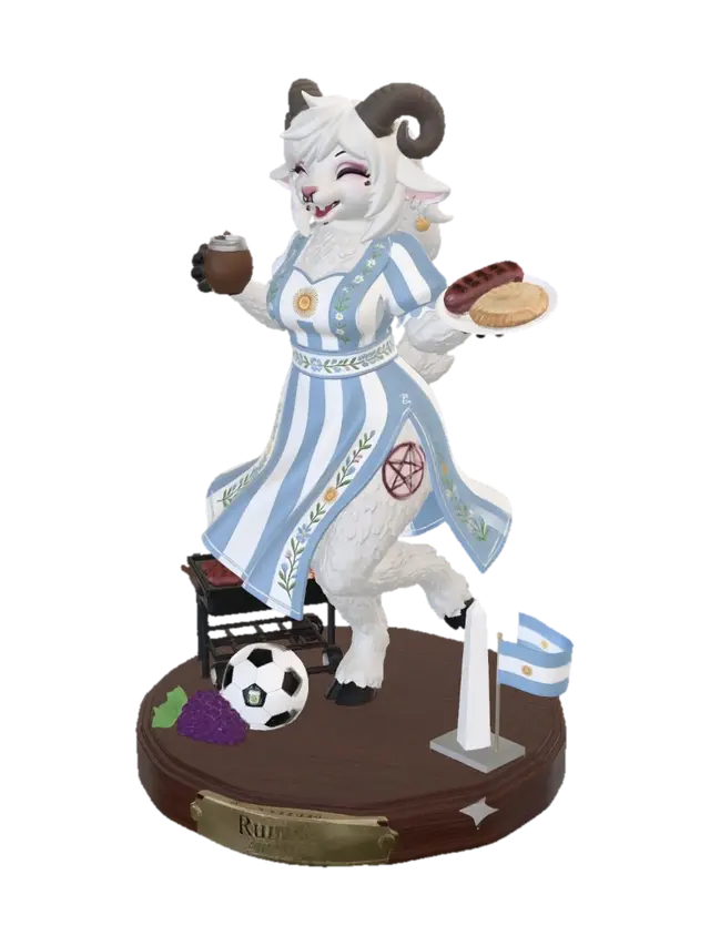 3D model for Rumie the Argentine Ram
