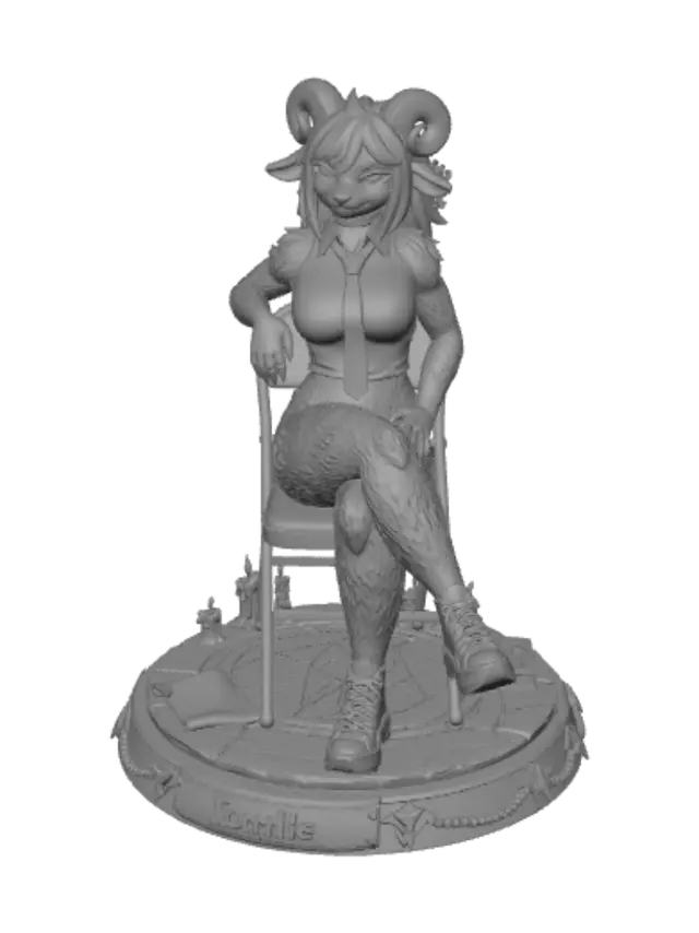 3D model for Rumie, Witch of the Circle