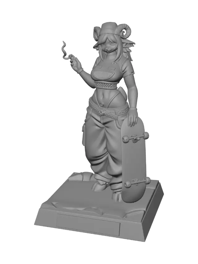 3D model for Rumie the Ram Skater