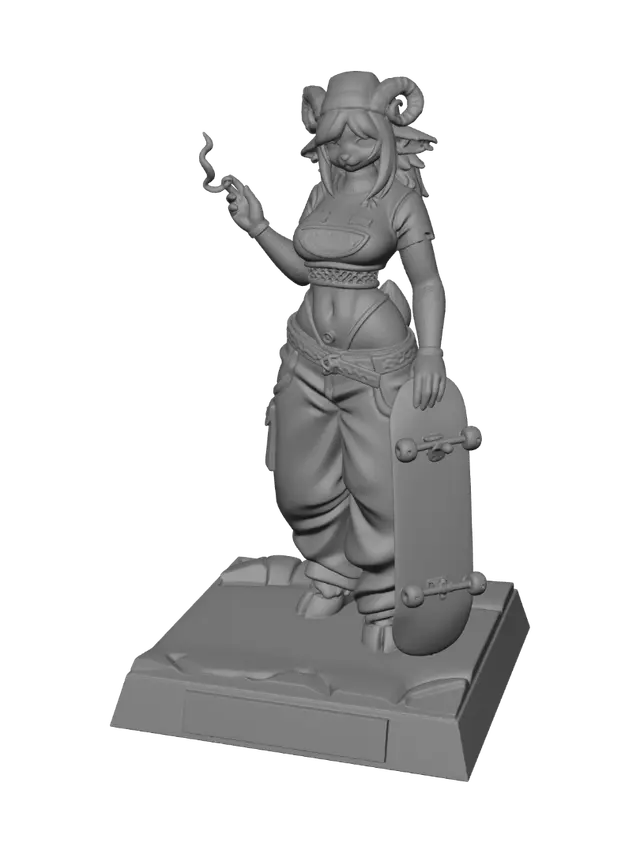 3D model for Rumie the Ram Skater