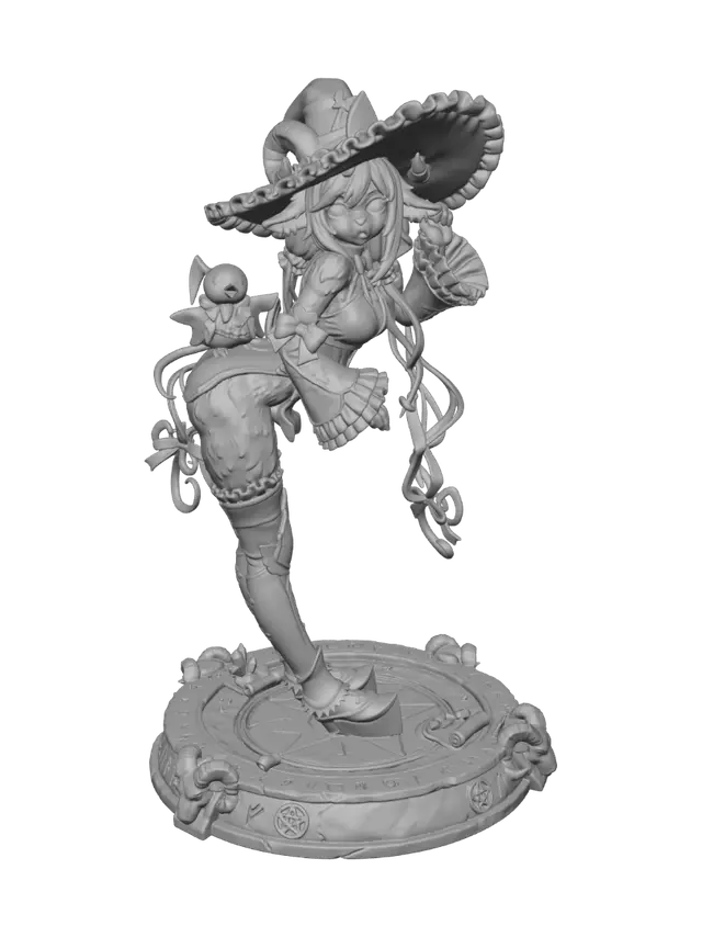 3D model for Rumie the Horned Witch