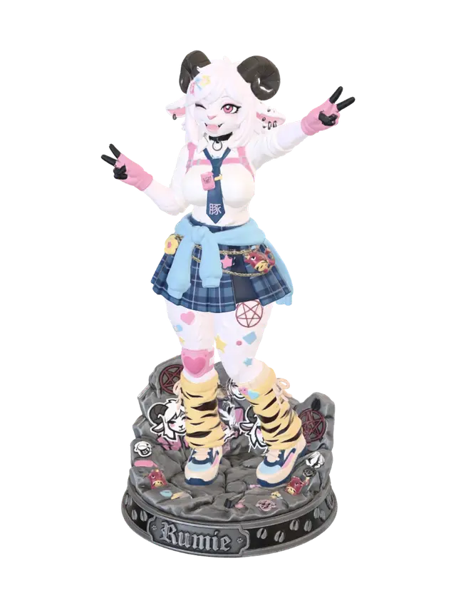 3D model for Rumie the Starry Punk Ram