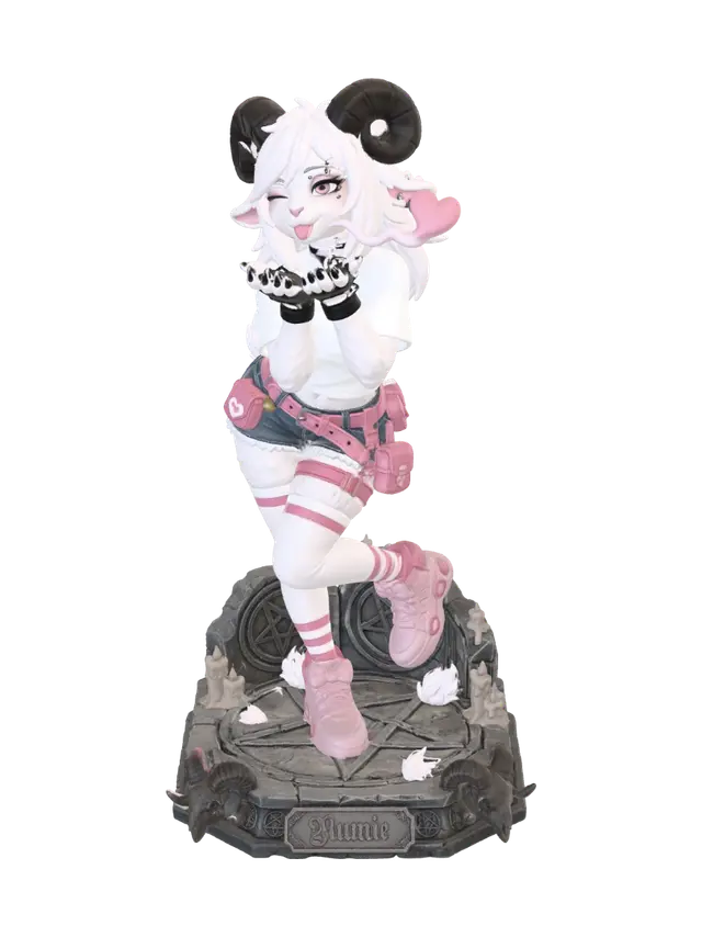 3D model for Rumie Blows a Kiss