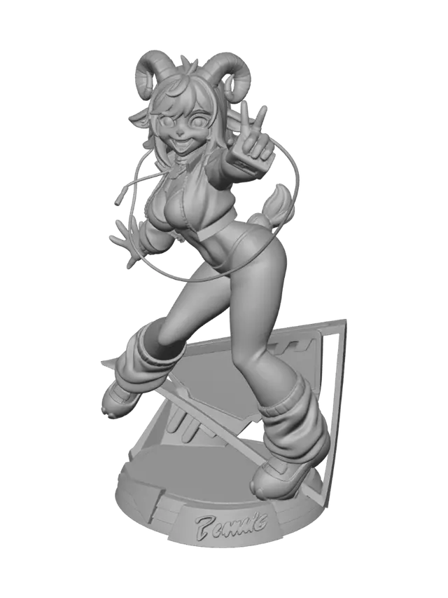 3D model for Rumie Neon Ram DJ