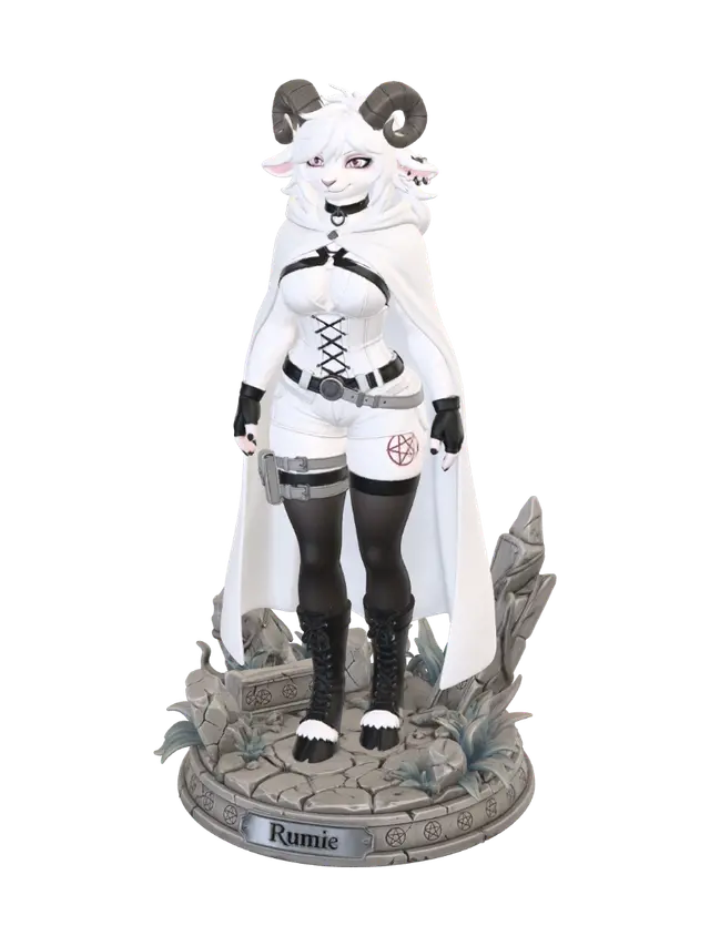 Rumie 3D model, vytvořený pomocí AI