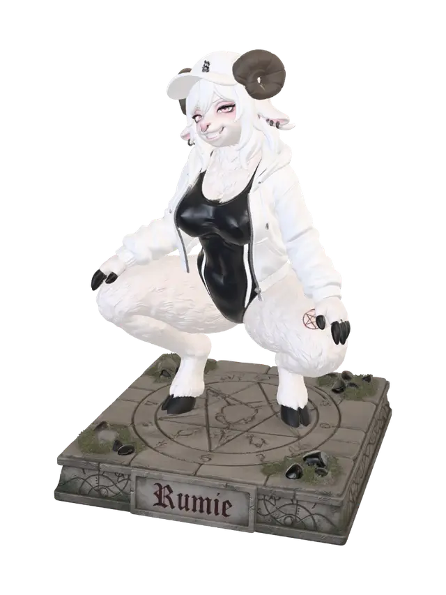 Rumie Trainer 3D model, vytvořený pomocí AI
