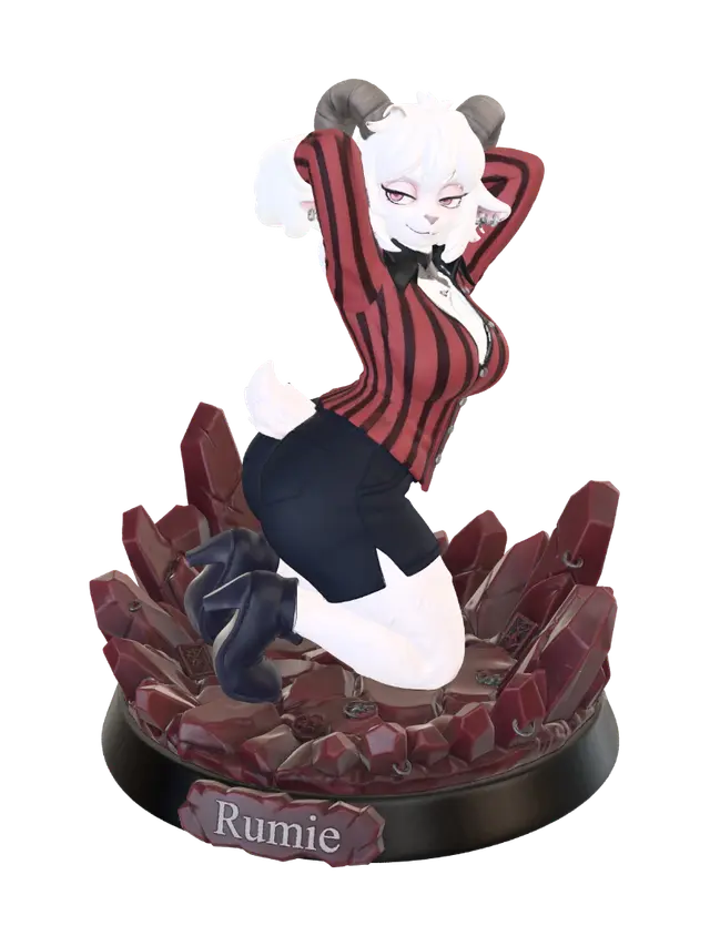 Rumie - Spellcasting 3D model, vytvořený pomocí AI