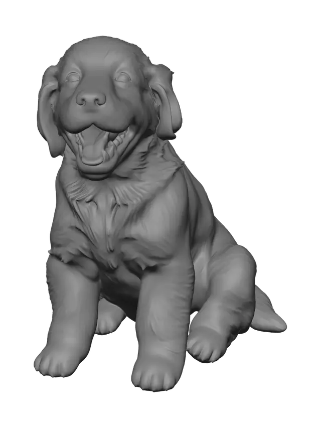 3D model for Sunny Meadow Puppy