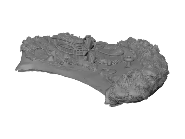 3D model for Emerald Forest Coaster