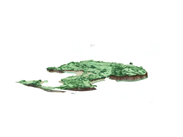 3D model for Emerald Archipelago