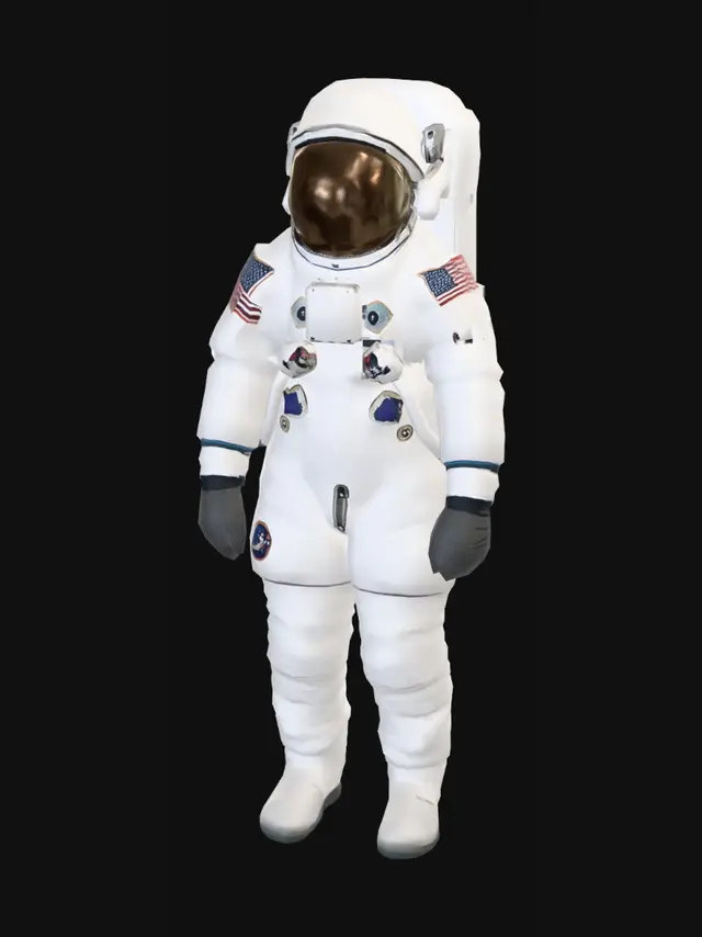 3D model for Astronaut on the Moon