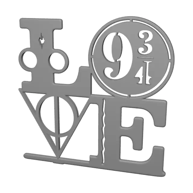3D model for Platform 9 3/4 Glyph