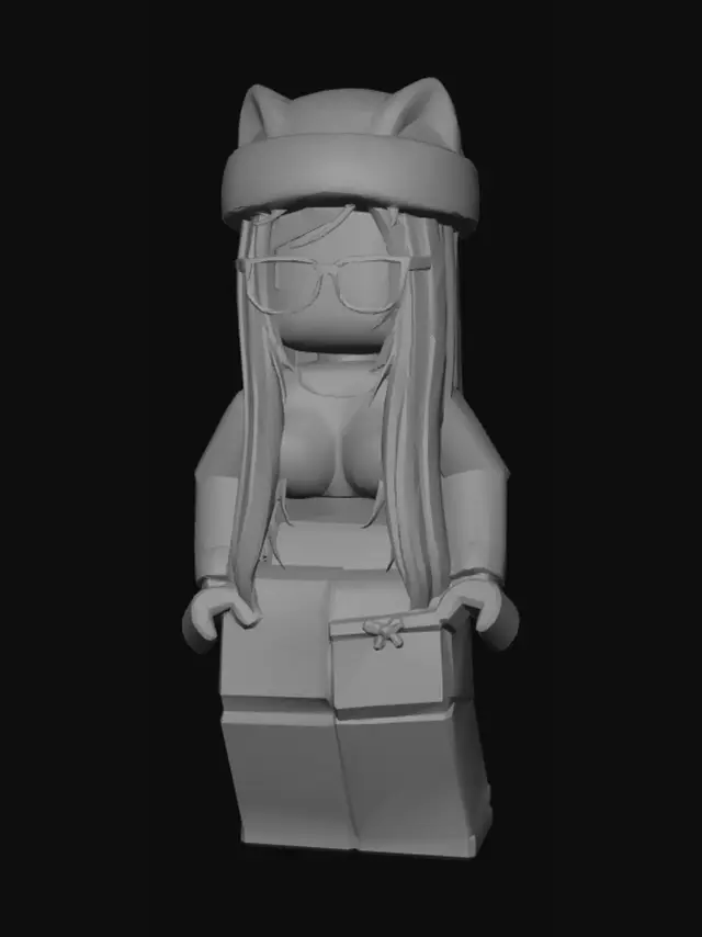 3D model for Glacial Cat Nerd