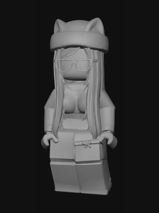 3D model for Glacial Cat Nerd