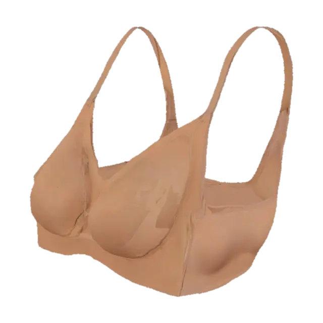 Beige Comfort Bra - Padded-3D-modell, genererad av AI