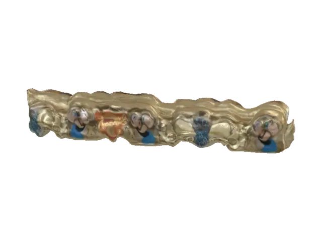 3D model for Wavy Graffiti Mural with People