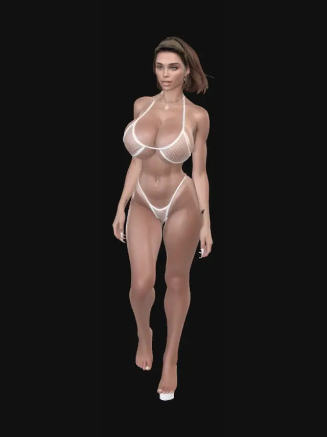 3D model for Golden Hour Beach Portrait